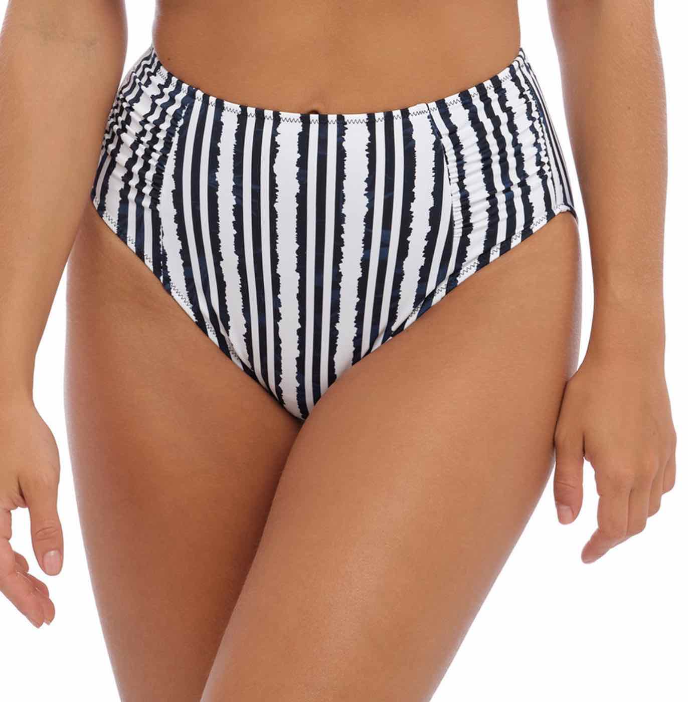 Fantasie Swim Sunshine Coast High Waist Bikini Brief Storm In A D Cup AUS