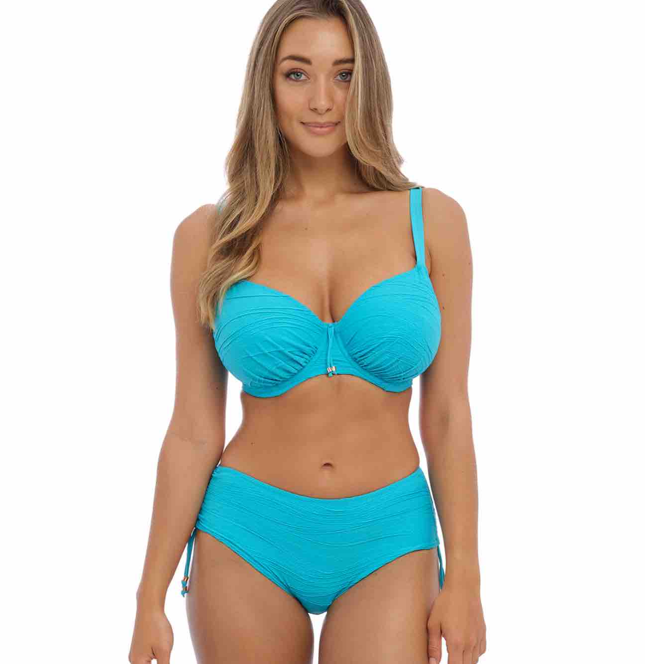 Fantasie Swim Beach Waves Mid Rise Bikini Brief Storm In A D Cup Aus