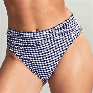 Panache Gingham Gather Bikini Brief Storm In A D Cup AUS