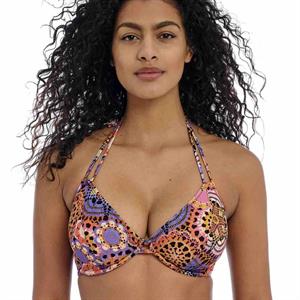 Freya Swim Santiago Nights Uw Halter Bikini Top Storm In A D Cup AUS