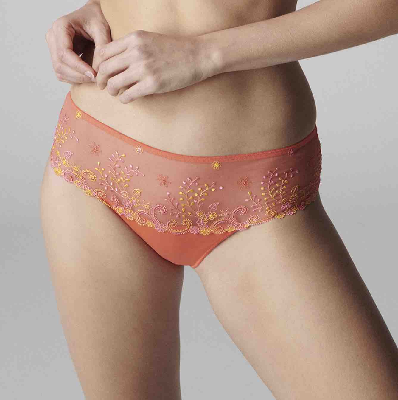 Simone Perele Delice Floral Embroidered Bikini Panty