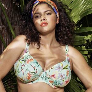 Elomi Swim Sunshine Cove Underwire Plunge Bikini Top